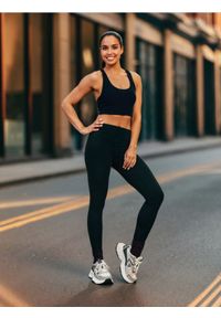 Sinsay - Legginsy GYM HARD - czarny. Kolor: czarny