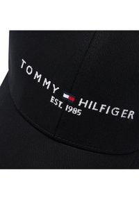 TOMMY HILFIGER - Tommy Hilfiger Czapka z daszkiem Th Established Cap AM0AM07352 Czarny. Kolor: czarny. Materiał: materiał