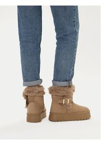 Jenny - JENNY Botki CEO-WSX23-15 Beżowy. Kolor: beżowy. Materiał: materiał #8