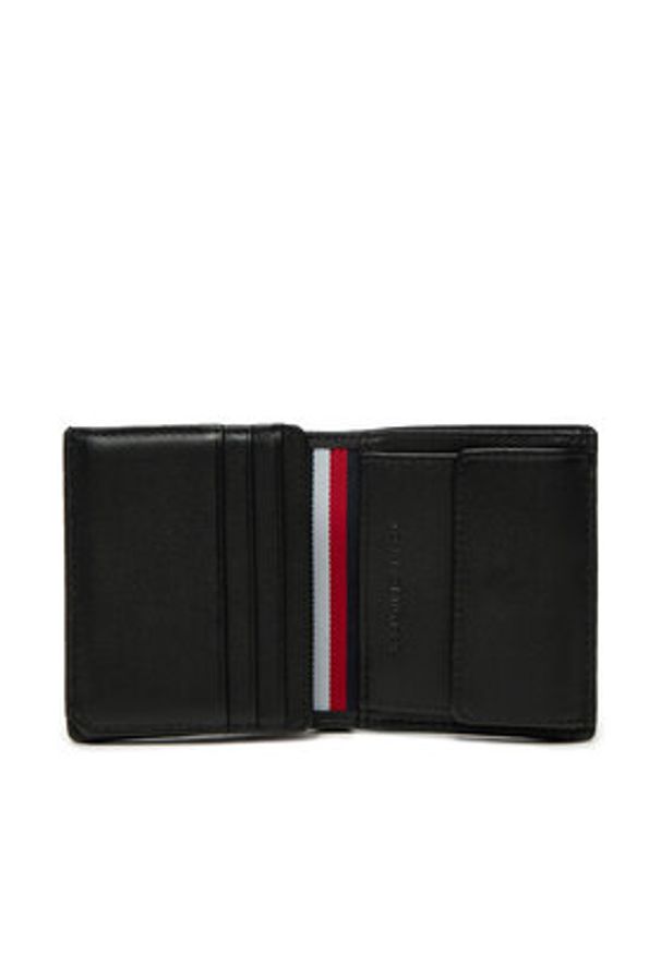 TOMMY HILFIGER - Tommy Hilfiger Duży Portfel Męski AM0AM13034 Czarny. Kolor: czarny. Materiał: skóra