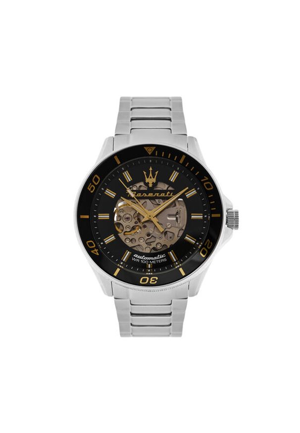 Maserati Zegarek SFIDA R8823140008 Srebrny. Kolor: srebrny