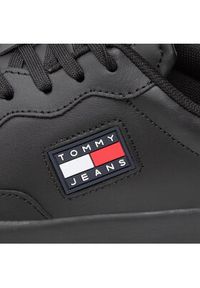 Tommy Jeans Sneakersy Basket EM0EM00900 Czarny. Kolor: czarny. Materiał: skóra #8