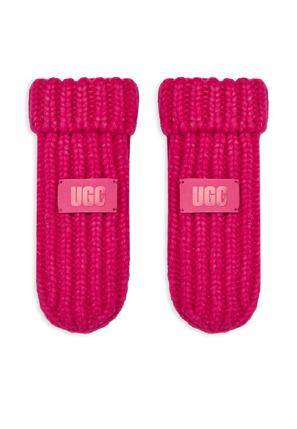 Rękawiczki dziecięce Ugg. Kolor: różowy