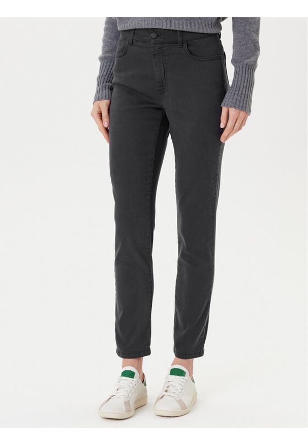 Marella Jeansy Ovada 2523136035 Szary Slim Fit. Kolor: szary