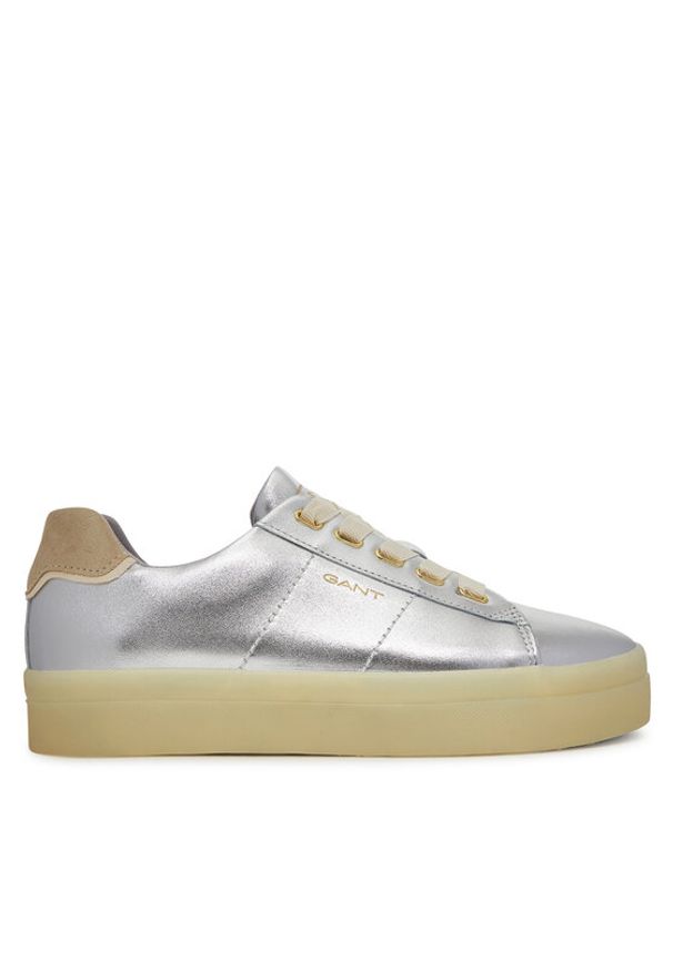 GANT - Gant Sneakersy 30531970 Srebrny. Kolor: srebrny. Materiał: skóra