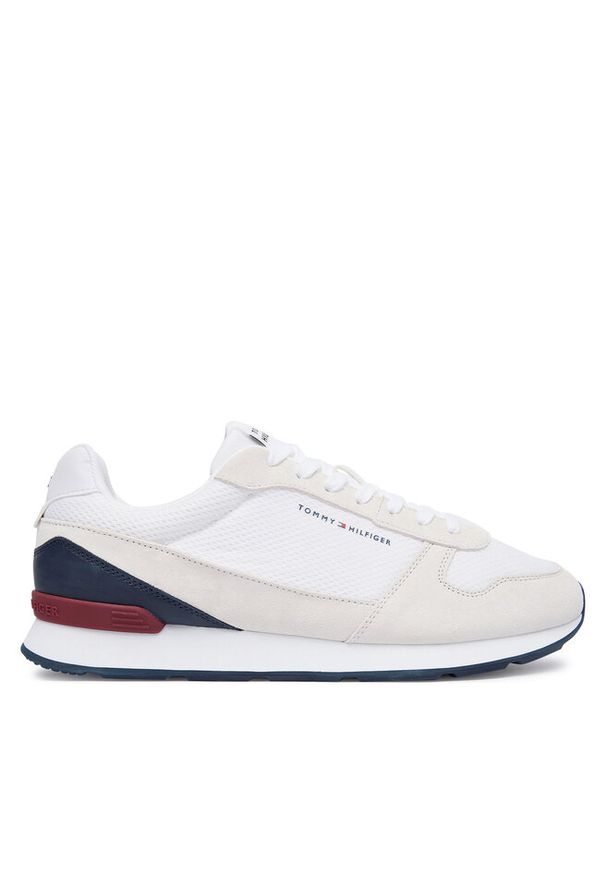 TOMMY HILFIGER - Sneakersy Tommy Hilfiger. Kolor: biały