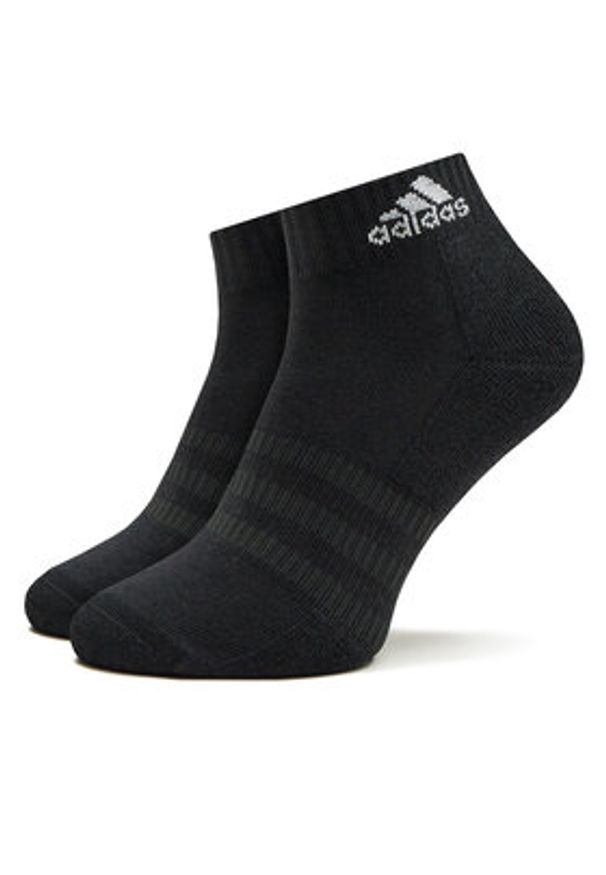 Adidas - adidas Skarpety krótkie Cushioned Sportswear Ankle Socks 3 Pairs IC1277 Czarny. Kolor: czarny. Materiał: bawełna