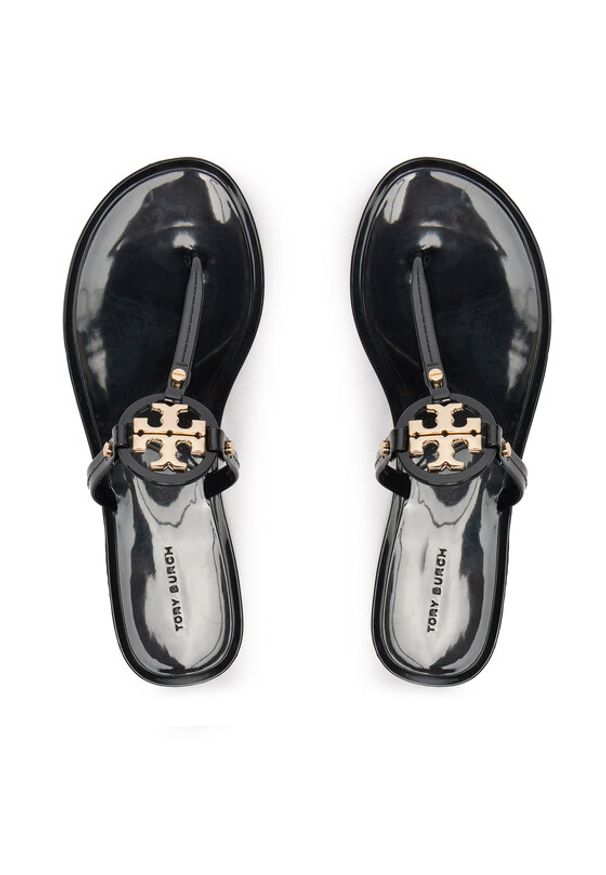 Tory Burch Japonki Mini Miller Flat Thong 51148678 Czarny. Kolor: czarny. Materiał: syntetyk