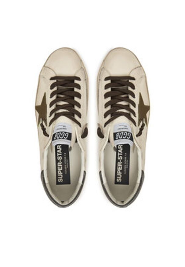 GOLDEN GOOSE - Golden Goose Sneakersy Super-Star Classic With List GMF00101,F007516,83112 Biały. Kolor: biały. Materiał: skóra
