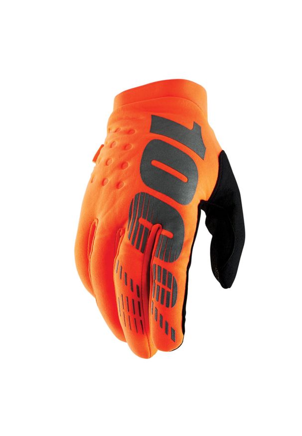 Rękawice 100% brisker. Kolor: wielokolorowy, czarny, pomarańczowy. Sport: kolarstwo