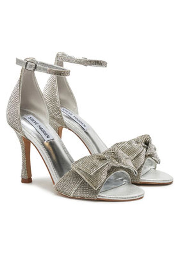 Steve Madden Sandały Realm SM11003520 Srebrny. Kolor: srebrny