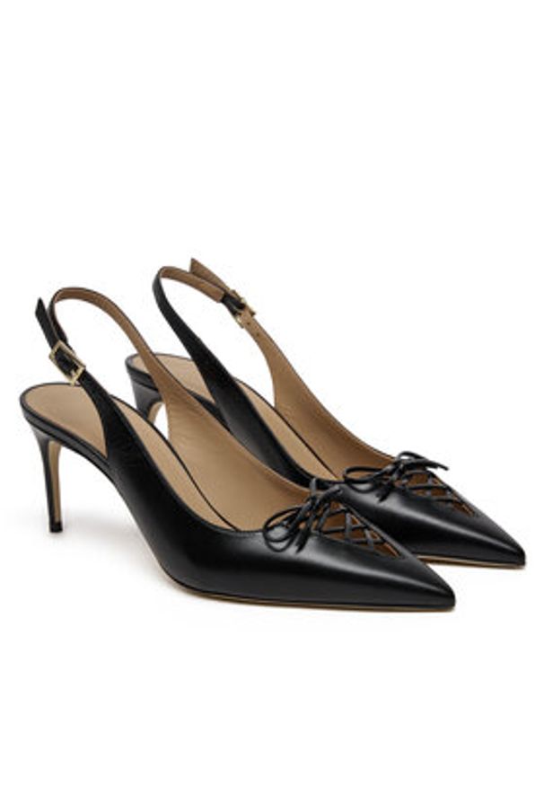 MALONE SOULIERS Szpilki Trudie 70-2 Czarny. Kolor: czarny. Materiał: skóra. Obcas: na szpilce