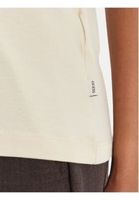 Guess Jeans T-Shirt W4YI10 J1314 Beżowy Regular Fit. Kolor: beżowy. Materiał: bawełna #4