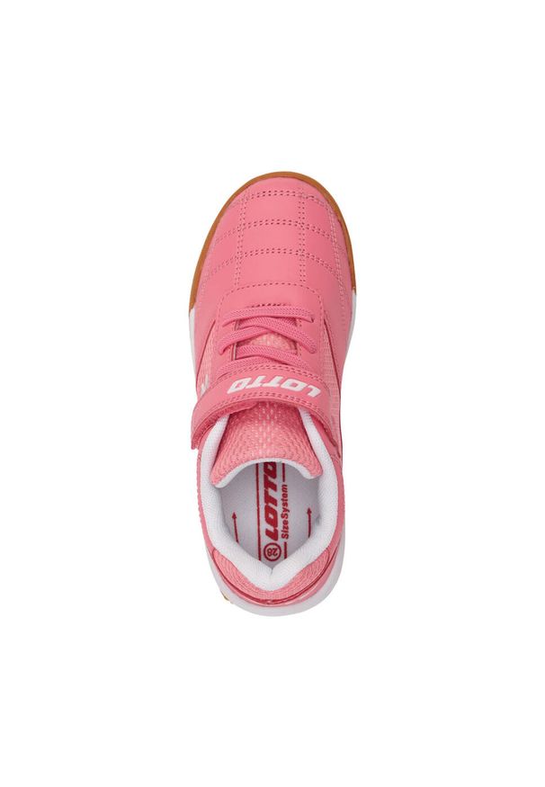 LOTTO - Buty dla dzieci Lotto Whizzer. Kolor: biały, różowy, wielokolorowy. Sport: turystyka piesza