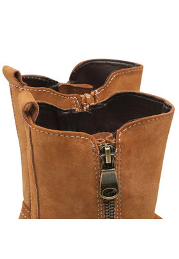 Clara Barson Botki WS5029-05 Brązowy. Kolor: brązowy. Materiał: skóra
