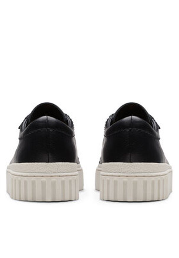 Clarks Sneakersy Mayhill Walk 26176436 Czarny. Kolor: czarny. Materiał: skóra