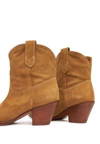 Polo Ralph Lauren Botki 818908754002 Brązowy. Kolor: brązowy. Materiał: skóra, zamsz #3