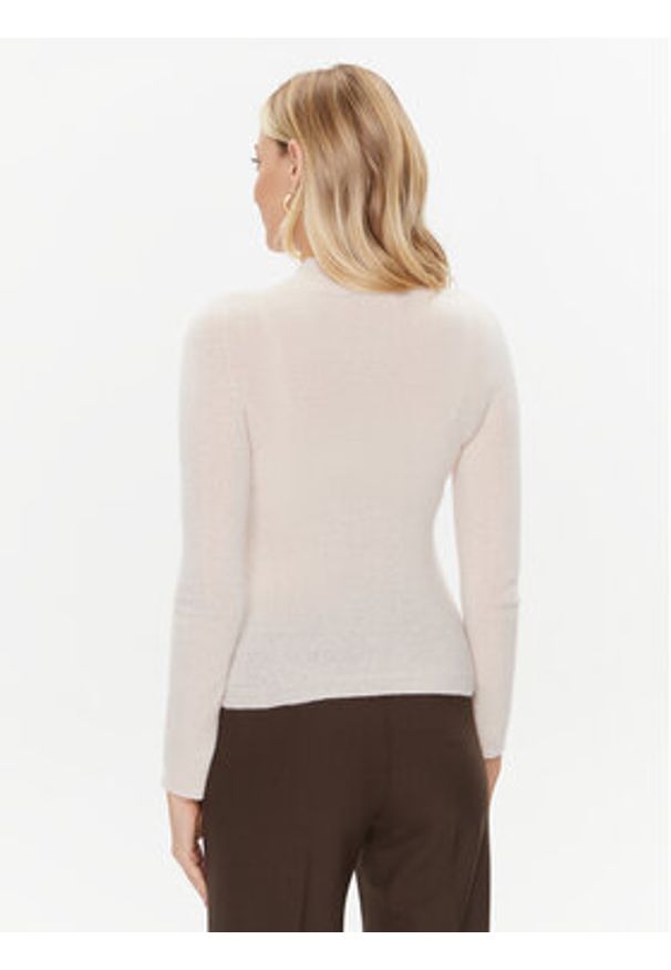 Marella Sweter Molveno 2333662036200 Różowy Slim Fit. Kolor: różowy. Materiał: wełna