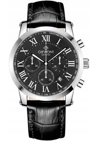 Zegarek Giewont Zegarek Męski Giewont Chronograph Sapphire Srebrno Czarny GW6260-A2. Kolor: czarny, srebrny, wielokolorowy #1