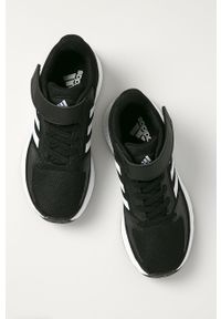 Adidas - adidas - Buty dziecięce Runfalcon 2.0 C. Nosek buta: okrągły. Zapięcie: rzepy. Kolor: czarny. Materiał: syntetyk, materiał, skóra ekologiczna, guma. Szerokość cholewki: normalna #5