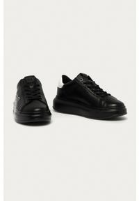 Karl Lagerfeld - Buty skórzane KL62511.00S. Nosek buta: okrągły. Zapięcie: sznurówki. Kolor: czarny. Materiał: skóra #2
