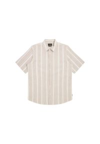 Wrangler - MESKA KOSZULA WRANGLER SS SHIRT BROWN WHITE 112378581 #4