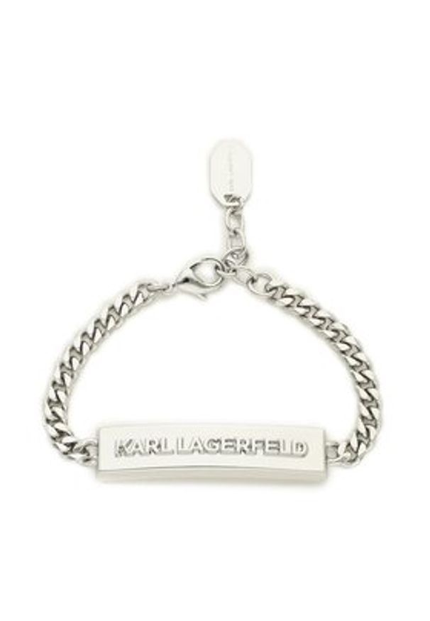 Karl Lagerfeld - KARL LAGERFELD Bransoletka 226W3942 Srebrny. Materiał: srebrne. Kolor: srebrny