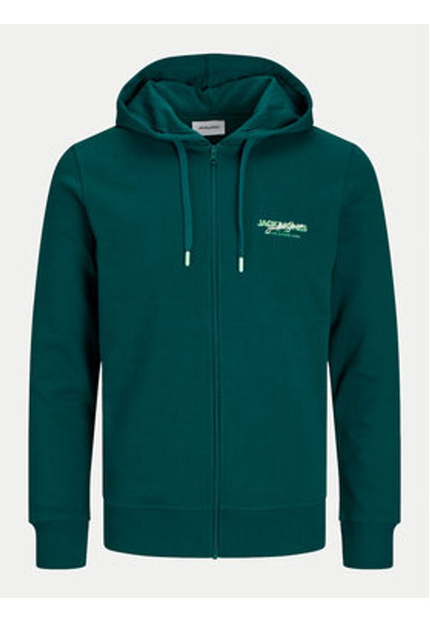 Jack & Jones - Jack&Jones Bluza Alvis 12256847 Zielony Standard Fit. Kolor: zielony. Materiał: bawełna, syntetyk
