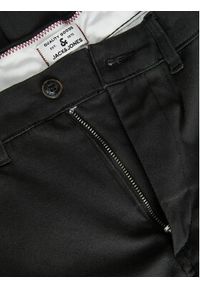 Jack & Jones - Jack&Jones Chinosy Dave 12212930 Czarny Regular Fit. Kolor: czarny. Materiał: bawełna #3