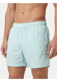 Emporio Armani Szorty kąpielowe EM000583 AF20425 U9059 Turkusowy. Kolor: turkusowy. Materiał: syntetyk #1