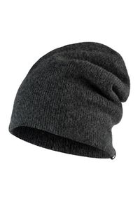 Buff - Czapka z bawełną Knitted Jarn. Kolor: szary. Materiał: bawełna. Sezon: zima. Styl: wakacyjny #1