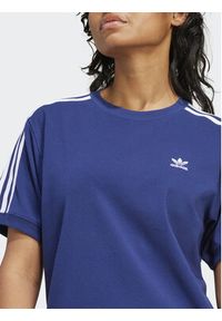 Adidas - adidas T-Shirt 3-Stripes IR8053 Granatowy Regular Fit. Kolor: niebieski. Materiał: bawełna #5