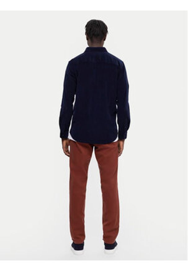 Selected Homme Koszula Gowen 16090182 Granatowy Regular Fit. Kolor: niebieski. Materiał: bawełna