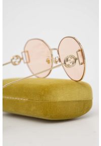 Gucci okulary przeciwsłoneczne GG1206SA damskie kolor złoty. Kształt: okrągłe. Kolor: złoty #8