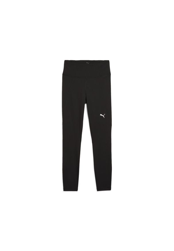Puma - Damskie legginsy TAD ESSENTIALS PUMA Black. Stan: podwyższony. Kolor: czarny, wielokolorowy. Sport: fitness