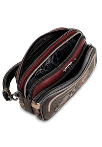 Brązowa Mała Damska Torebka Anekke Mademoiselle. Kolor: brązowy. Wzór: aplikacja. Sezon: lato. Styl: casual #5