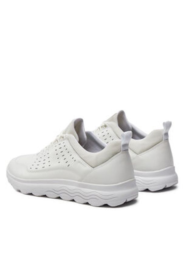 Geox Sneakersy U Spherica U45BYC 00043 C1000 Biały. Kolor: biały. Materiał: skóra