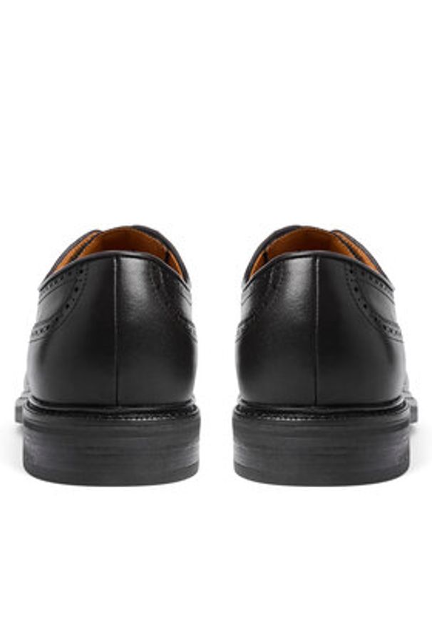 Polo Ralph Lauren Półbuty Asher Wgtip 803955640002 Czarny. Kolor: czarny. Materiał: skóra