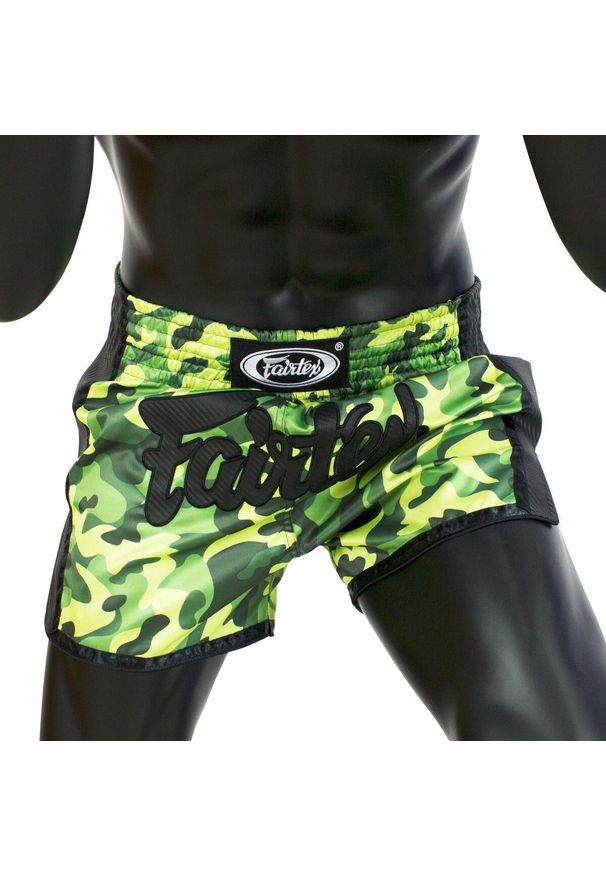 FAIRTEX - Spodenki Muay Thai Fairtex BS1710 Camo S. Kolor: zielony