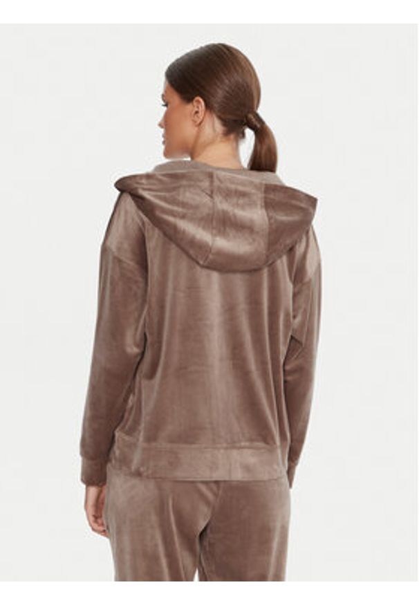 DKNY Sport Bluza DP5J9642 Beżowy Regular Fit. Kolor: beżowy. Materiał: syntetyk. Styl: sportowy