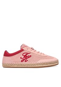 TOMMY HILFIGER - Tommy Hilfiger Espadryle Th Heritage Rope Sneaker FW0FW09406 Różowy. Kolor: różowy. Materiał: materiał #1