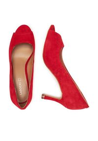 Lasocki Szpilki WYL4166-1Z Czerwony. Kolor: czerwony. Materiał: skóra, zamsz. Obcas: na szpilce #3
