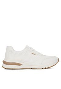 Rieker Sneakersy M6608-80 Biały. Kolor: biały. Materiał: skóra #1