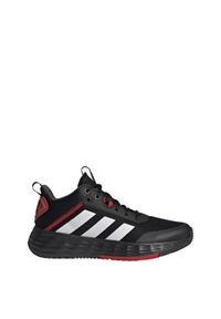 Buty do koszykówki dla dorosłych Adidas Ownthegame Shoes. Kolor: wielokolorowy, czerwony, czarny, biały. Sport: koszykówka