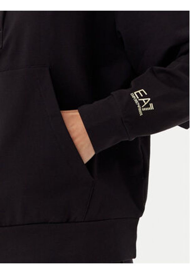 EA7 Emporio Armani Dres 7W000117 AF13135 MC004 Czarny Regular Fit. Kolor: czarny. Materiał: bawełna