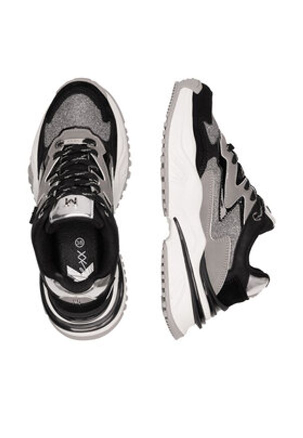 MEXX Sneakersy MI001009743W Szary. Kolor: szary. Materiał: zamsz, skóra