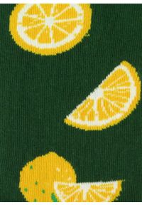 His Story - Skarpetki Bawełniane - Tematyczne - Asymetryczne, Cytrynowe. Kolor: wielokolorowy. Materiał: elastan, bawełna, poliamid #7