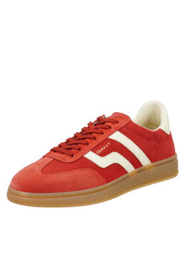 GANT - Gant Sneakersy 31633011 Czerwony. Kolor: czerwony. Materiał: zamsz, skóra