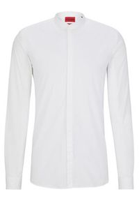 Hugo Koszula 50495086 Biały Extra Slim Fit. Kolor: biały. Materiał: bawełna #4
