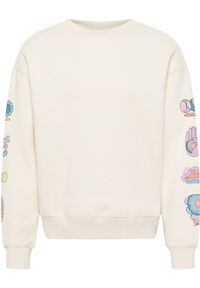 Mustang - MĘSKA BLUZA MUSTANG NADRUK Auburn Whisper White 1014792 2013. Wzór: nadruk #5